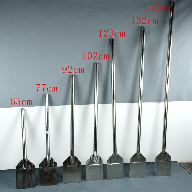 不锈钢大锅长柄高锅搅拌棒 厨房搅拌杆 平口清洁铲 烹饪搅菜桨