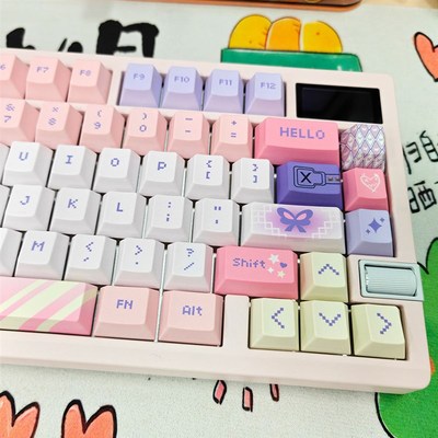 FKKeys暮蝶主题键帽143键小全套PBT原厂五面热升华客制化键盘帽