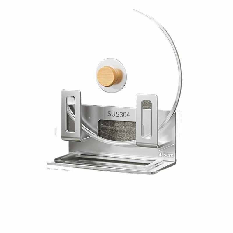 304不锈钢锅盖架壁挂式免打孔厨房置物架多功能菜板放置收纳架子,厨房/烹饪用具,厨房抽屉置物架,淘宝优惠券,粉丝福利购,淘宝优惠卷