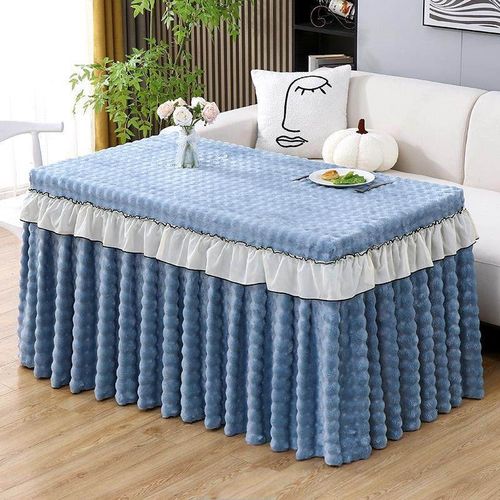 2024新款长方形烤火桌子罩套加绒加厚电取暖烤火炉电炉茶几罩定制