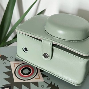 适用富士拍立得wide 400保护套皮质收纳包相机包宽幅相机斜挎包