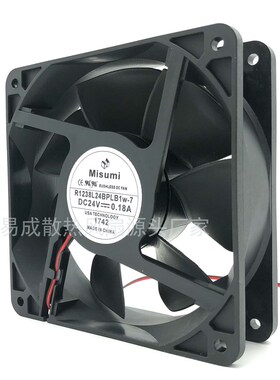 Misumi R1238L24BPLB1w-7 DC 24V 0.18A 12038 变频器散热风扇