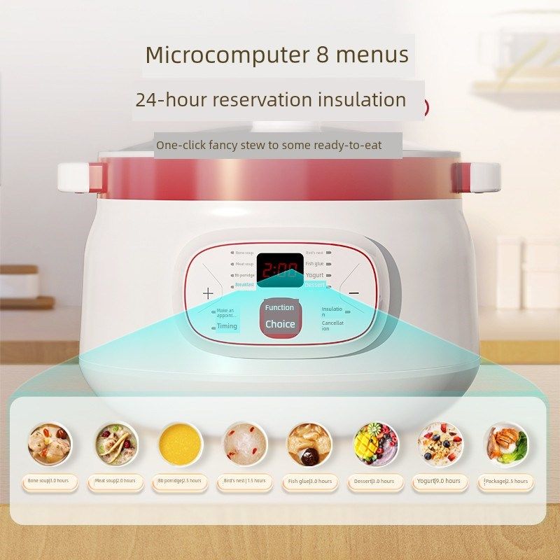 天际不锈钢隔水炖陶瓷电炖锅家用煮粥煲汤锅燕窝电炖盅祇能养生锅,厨房电器,电炖锅/煲汤锅/电炖盅,淘宝优惠券,粉丝福利购,淘宝优惠卷