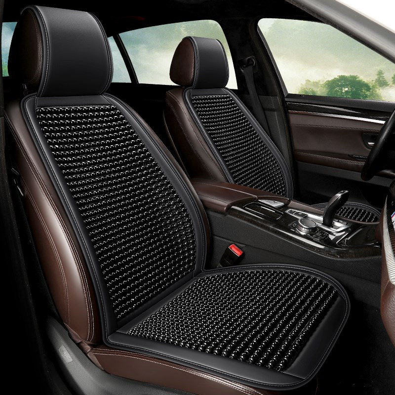 汽车坐垫腰靠一体单o片木珠夏季凉垫通风座椅套座垫四季通用屁股