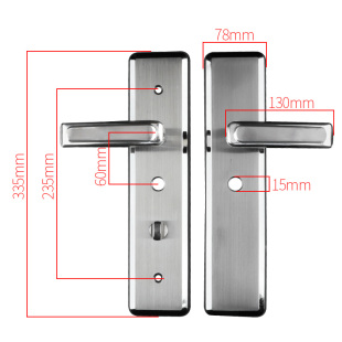 适配王力防盗门锁整套门锁特能锁自动锁超C级锁芯锁体把手三件套