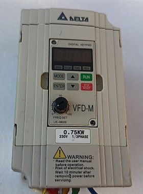 台达变频器VFD-M0.75KW230V1/3相
