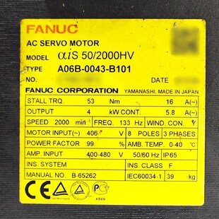A06B-0043-B101 2043-B101 FANUC发那科原装伺服电机议价出议价