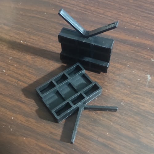三玻通用断桥铝合金垫片隔热门窗安装助升块提升垫高片硬塑料配件