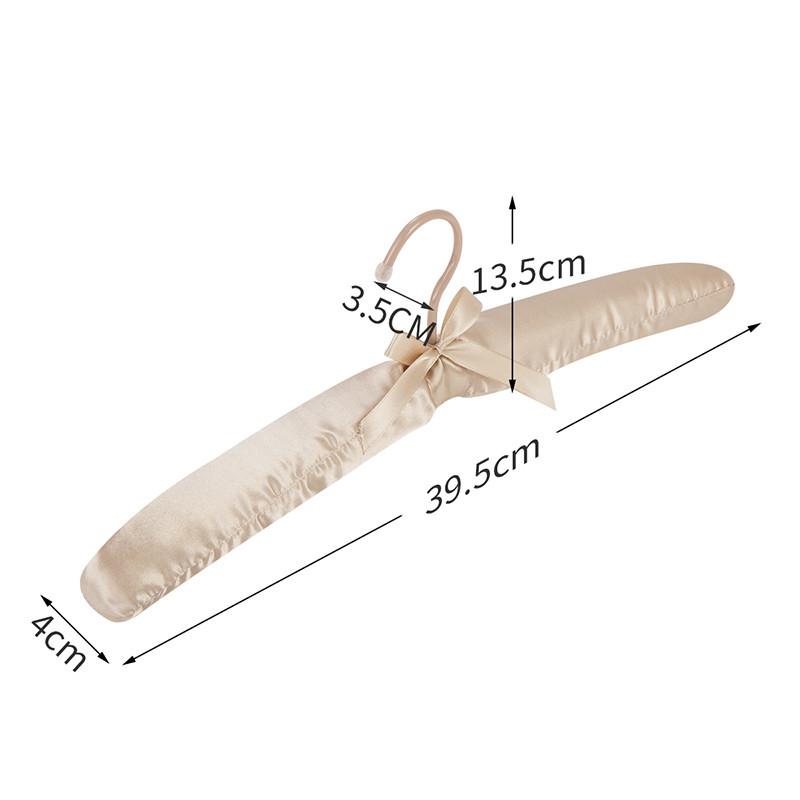 加厚防肩角不起包实木海绵布艺衣架宽肩无痕女士衣柜挂新品