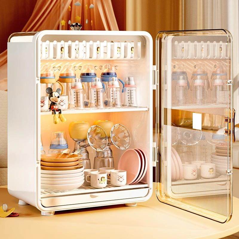 奶瓶收纳盒宝宝餐具收纳箱沥水工具辅食收纳柜婴儿碗筷专用置物架,厨房/烹饪用具,厨房置物架/置物柜/角架,淘宝优惠券,粉丝福利购,淘宝优惠卷