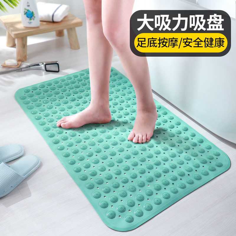 速发方形浴室垫防滑垫环保垫用房洗澡防摔吸盘脚家按摩地垫子
