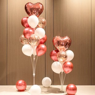 速发桌飘地飘业球立柱支架落地生日商场开气幼儿园活动饰装 场景布