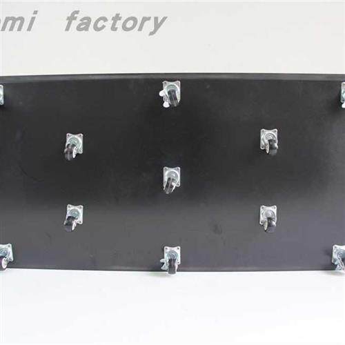 极速长方形移动花盆接水底盘仿A水泥底托万向轮托盘带煞车盆景地