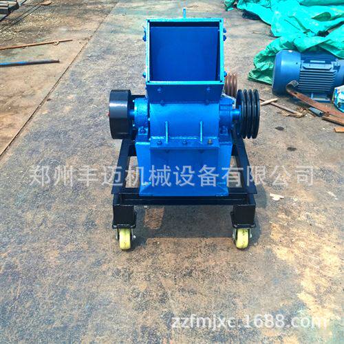 新品新品石破碎h机 移m动制建筑垃圾碎粉机 鹅卵石型砂车锤式破碎