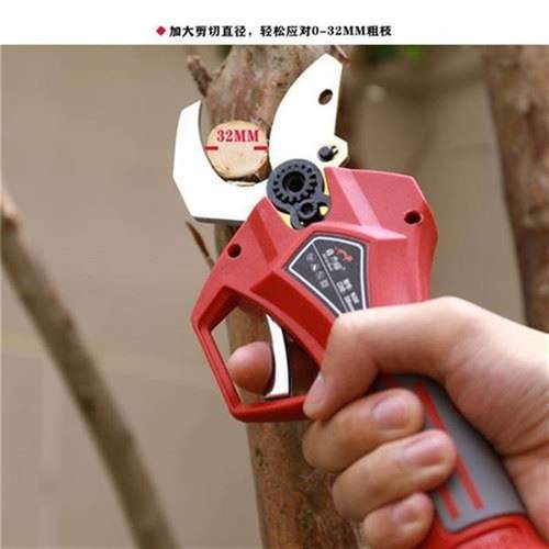 极速剪果树d专用剪刀电动充电式修枝剪弧形绿化茶树修剪机篱笆剪