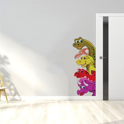 极速Funny Probe Dinosaur Behind ThDe Door Room Decor Wall De