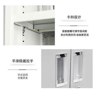 极速储存铁皮e柜5层900 1850柜体加厚0.8mm裸板柜门带锁 400