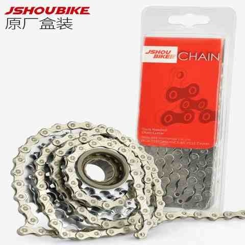 极速新教授单车山地公m路折叠自行车链条7变速配件8910212427速链