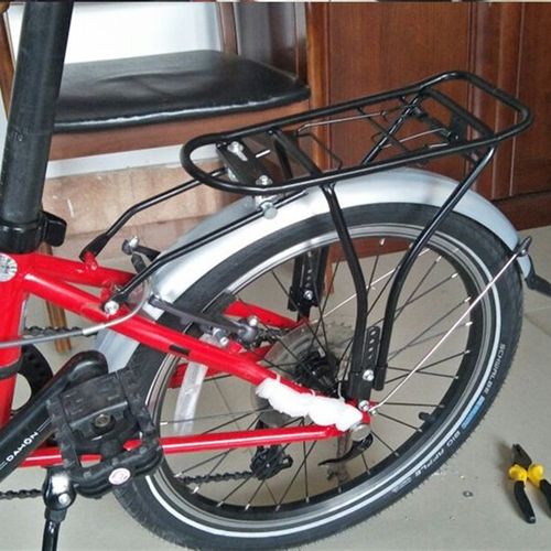 极速20寸折叠电动脚踏车后货r架14-16-18-22寸登山车SP8后衣架载