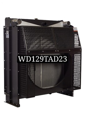 极速WDa129TAD23 无锡动力200KW千瓦柴油机发电机组水箱散热器华
