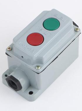 极速LA10-1S 2S3S防水防尘控制按钮开关压扣R开关铝壳复位开关押