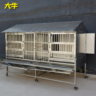 极速不锈钢d鸡笼大型家用鸡鸭鹅养殖笼防黄鼠狼网格自动收蛋室外