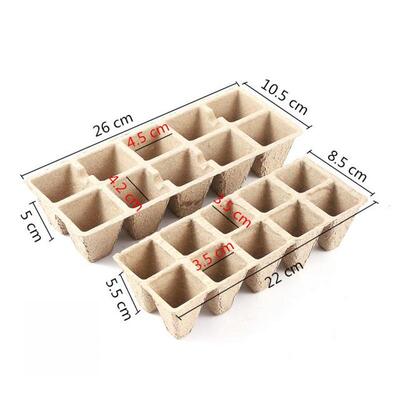 极速Biodegradable Paper Pulp 10 CeDll Plant Grow Cup 3.5*3.5