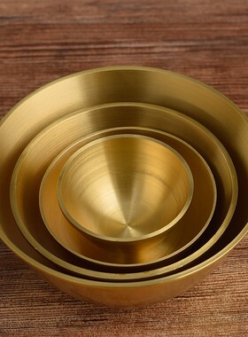 极速铜碗供佛供水碗圣水杯供佛净水杯供奉佛具用R品金饭碗摆件佛