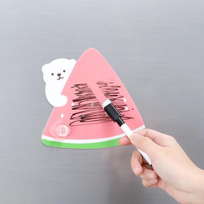 极速1 Sect Cute Rewritable Message Board With Pen Paste Refr