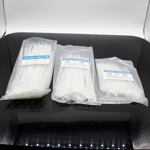 极速300 Pcs Nylon Cable Self-ylocking Plastic Wire Zip Ties