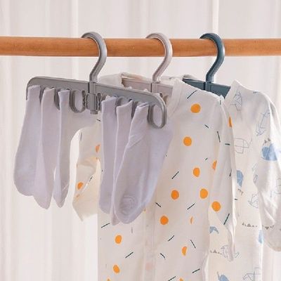 极速Foldable Clothes Hangers Set of 5 Rotatable 3W60 Degree