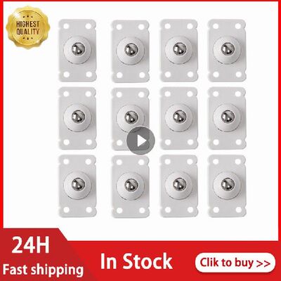 极速12Pcs Wielen Voor Meubels Caster Rvs Roller Zelfkle.vend