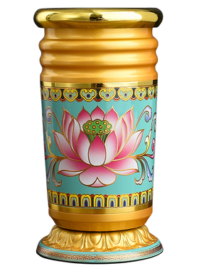 极速香筒家用装香莲花供佛香桶香插E供奉佛堂神台装竹签香装饰摆