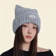 设计联名款 LVURT 法国 高品质羊绒针织护耳保暖时髦潮搭毛线冷帽