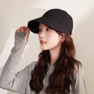 透气速干渔夫帽女高品质宽帽檐纯色遮阳帽 设计联名款 LVURT 法国