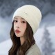 设计联名款 LVURT 法国 高品质羊绒针织保暖护耳潮搭套头毛线冷帽