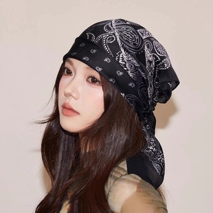 高品质腰果花大方巾时髦辣妹抹胸包头巾帽 设计联名款 LVURT 法国