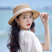 LVURT 气质度假草帽 户外遮阳防紫外线显脸小时尚 法国 设计联名款