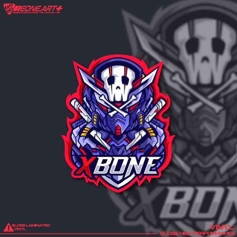 EONE反光车贴机甲XBONE车身玻璃电动车行李箱电脑家居防水贴纸