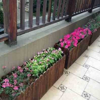 极速Garden fenkces planter archaize wooden box enclosure