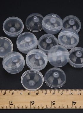 极速10pcsset Transparent PP Vending MachineN Empty Round Bal