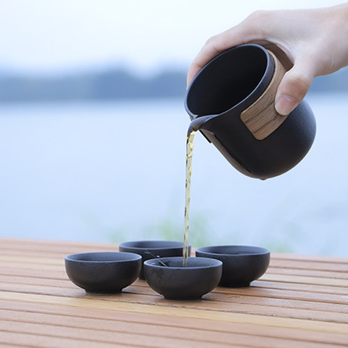 新品户外水壶便携烧水壶露营煮水B壶茶壶野外野营明火泡茶喝茶专