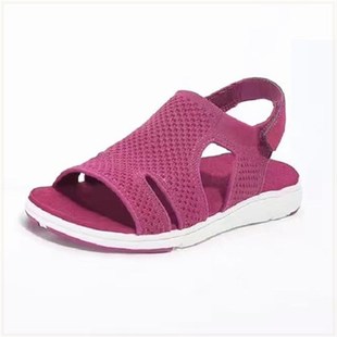 Fashivon Sandals Low 极速Fish Womens Casual Heel Shoes Head
