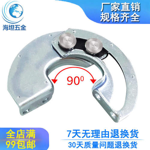新品五金隐藏式滑动90度合页柜门锁A斯科铁内藏式合叶HT3143铰链