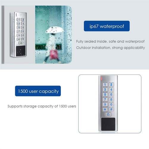 极速RFID Access Control System Device 1000 User TWiegand inp