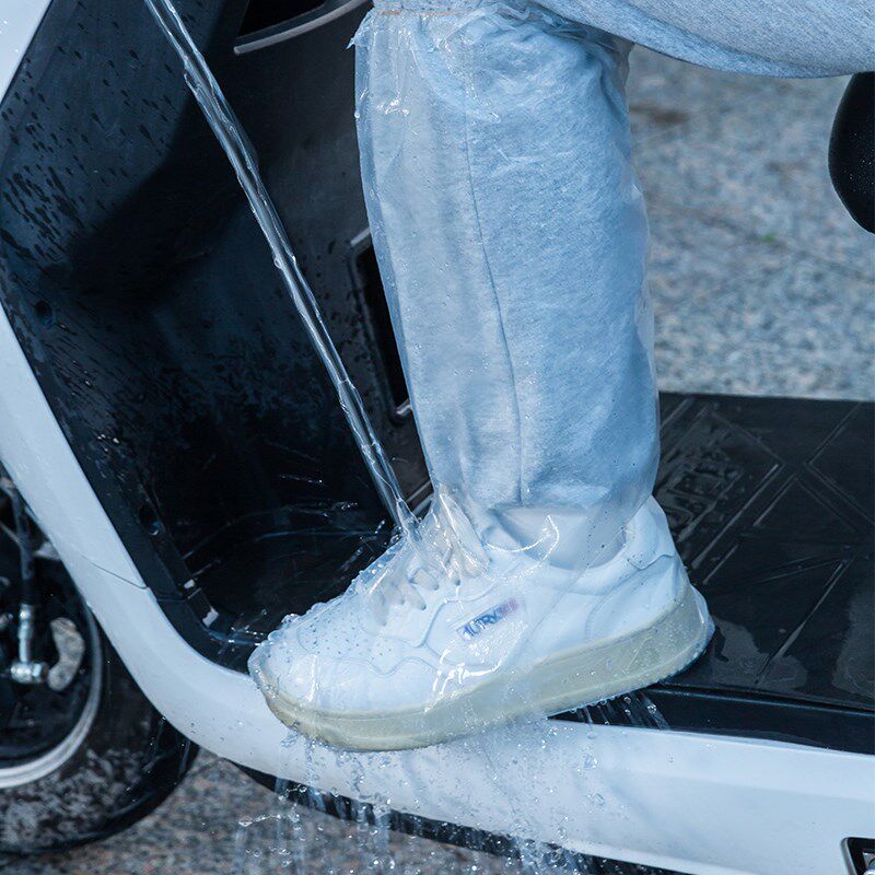 新品一次性雨鞋套防水防滑男w款防雨鞋套外穿水鞋女加厚耐磨高筒