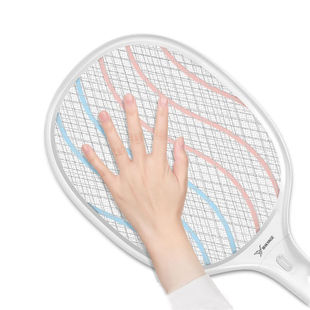 极速雅格电蚊拍g充电式 D112USB充电锂 大号网面物理灭蚊电蚊拍YG