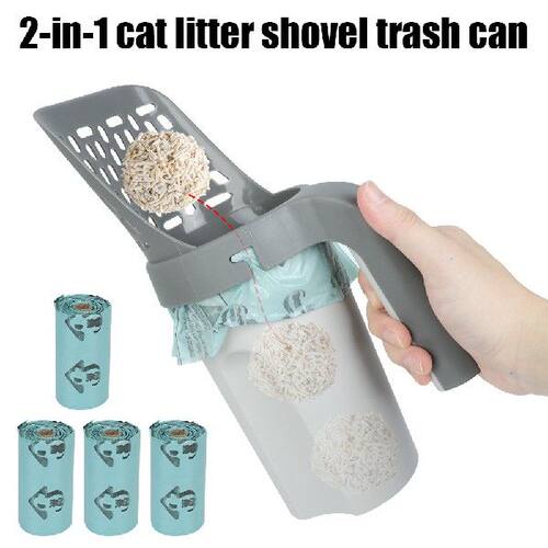 极速Cat Litter Shovel Cats Supplies Self-cleaning VCat Litte