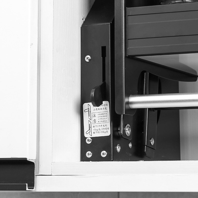 极速厨房收纳得橱柜缓冲下拉式吊柜可调阻力升降机V铝合金拉篮置,家装主材,拉篮,淘宝优惠券,粉丝福利购,淘宝优惠卷