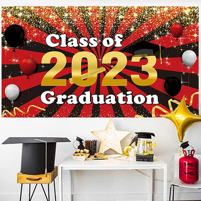 极速Graduation Season Banner Banner GraduatioQn Party Decora